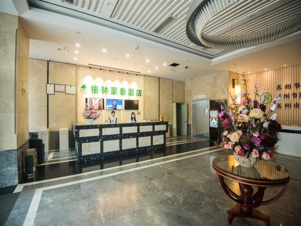 Greentree Inn Jiangsu Suzhou Wuzhong District Dongwu North Road Business Hotel Eksteriør billede